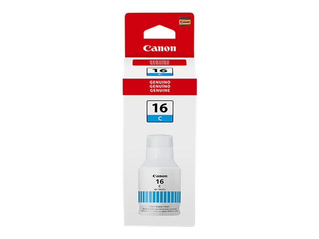Canon GI 16 C - 132 ml - cián - original - recarga de tinta - para MAXIFY GX6010, GX7010-1