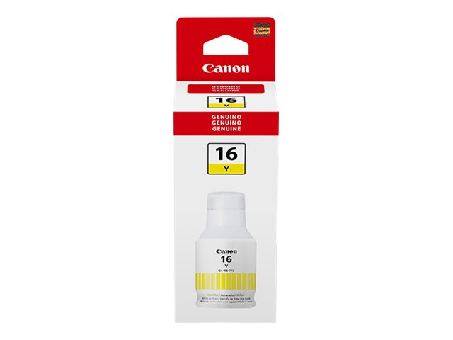 Canon GI 16 Y - 132 ml - amarillo - original - recarga de tinta - para MAXIFY GX6010, GX7010-2