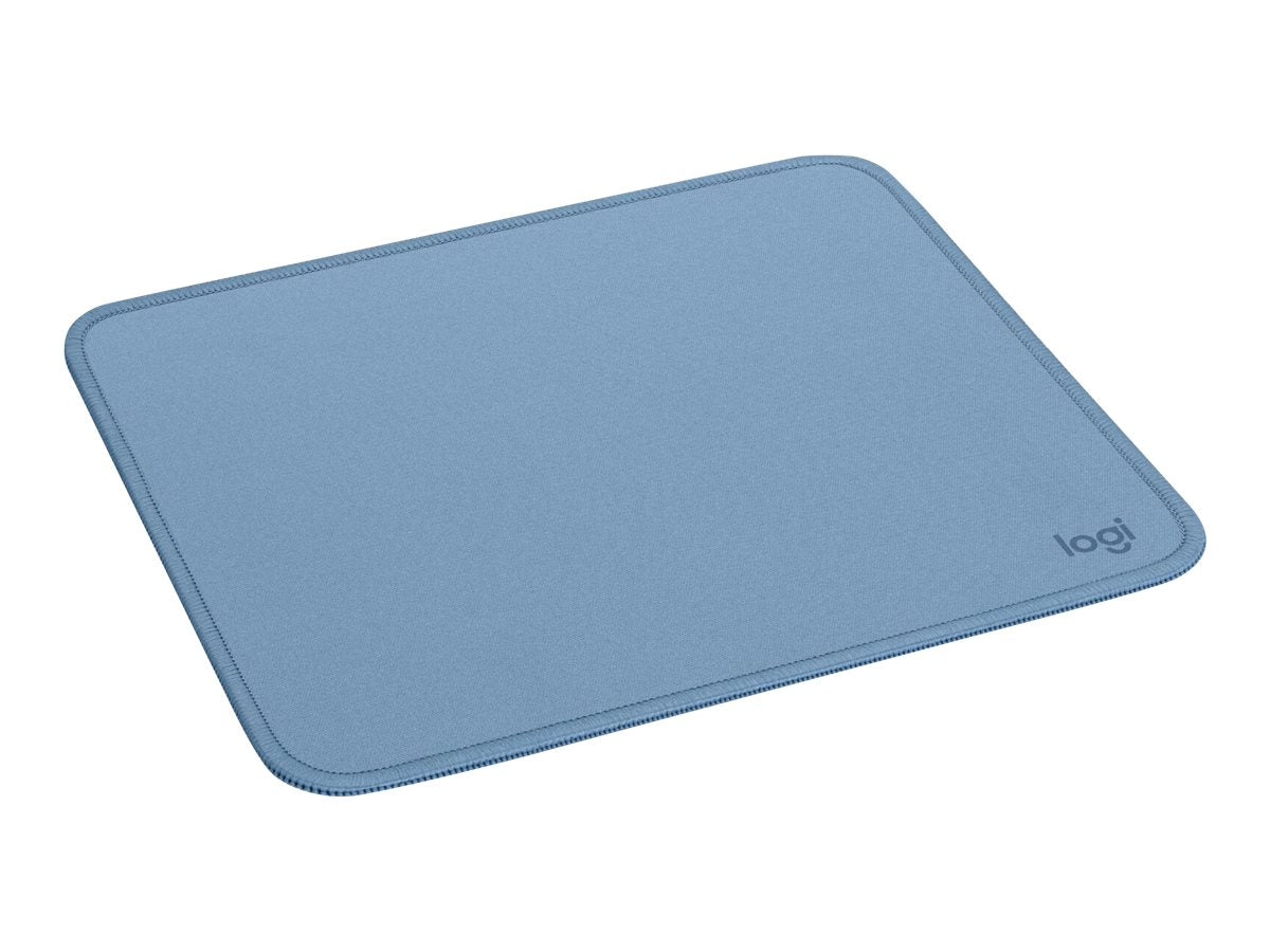 Logitech Studio Series - Alfombrilla de ratón - base de goma antideslizante, fácil deslizamiento, superficie resistente a salpicaduras - gris azulado