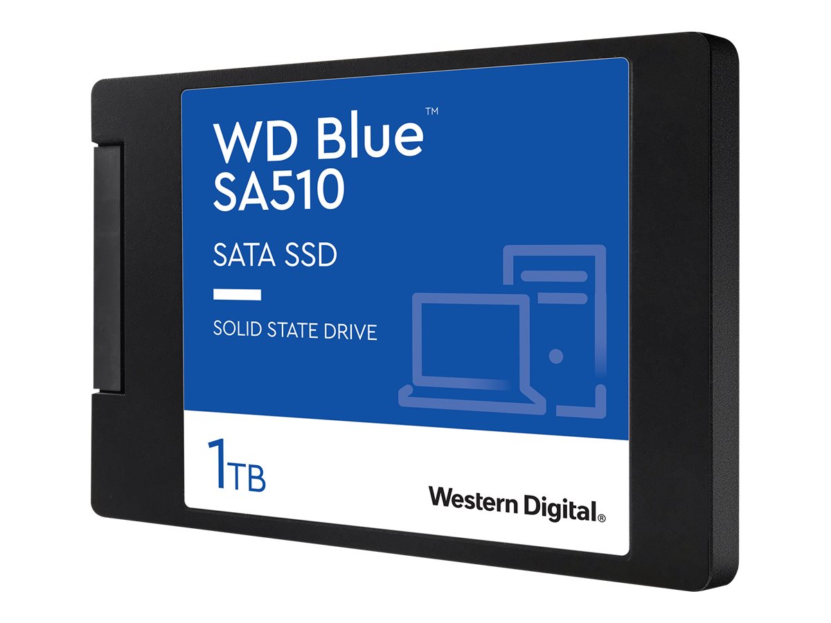 WD Blue SA510 WDS100T3B0A - SSD - 1 TB - interno - 2.5" - SATA 6Gb/s - azul