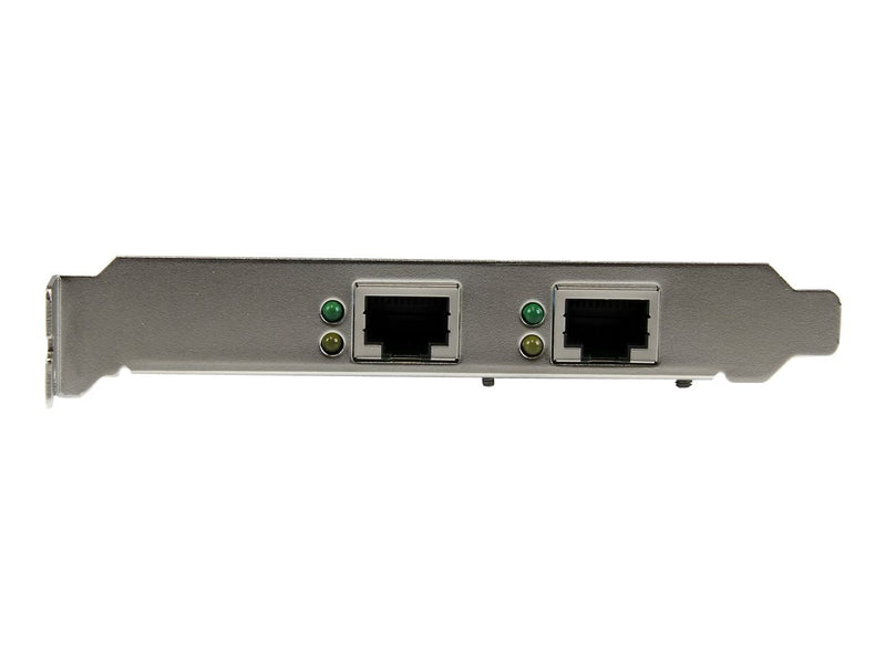 StarTech.com Adaptador Tarjeta de Red NIC PCI Express PCI-E de 2 Puertos Ethernet Gigabit - 2x RJ45 Hembra - Adaptador de red - PCIe perfil bajo - Gigabit Ethernet x 2 - para P/N: ET91000SM10, ET91000SM20-3