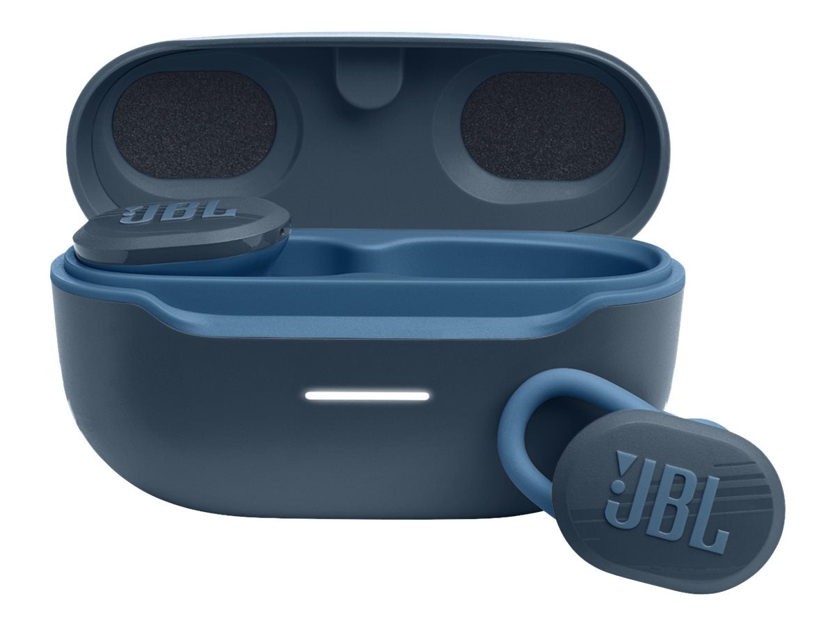 JBL Endurance Race - Auriculares inalámbricos con micro - en oreja - Bluetooth - azul
