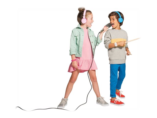 JBL JR300BT - Auriculares con diadema con micro - en oreja - Bluetooth - inalámbrico - naranja/azul-10