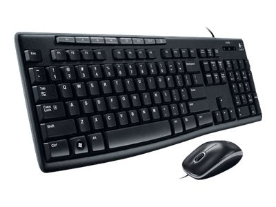 Logitech Media Combo MK200 - Juego de teclado y ratón - USB-2