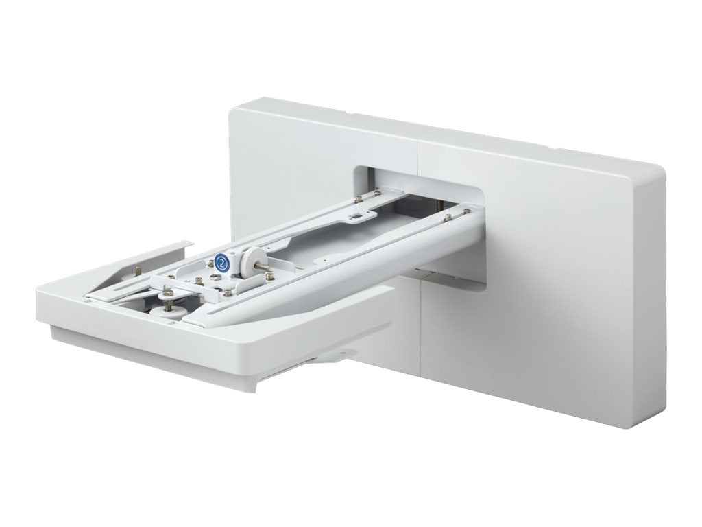 Epson Ultra-Short Throw Wall Mount ELPMB62 - Kit de montaje (placa de pared, brazo extensible telescópico, cubierta de placa de pared, tornillos, unidad de ajuste de 3 ejes con placa de deslizamiento) - para proyector - se puede instalar en la pared - par