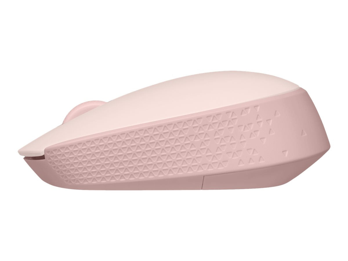 Logitech M170 Wireless Mouse, Ambidextrous, Rose - Ratón - diestro y zurdo - óptico - 3 botones - inalámbrico - 2.4 GHz - receptor inalámbrico USB - rosa-2