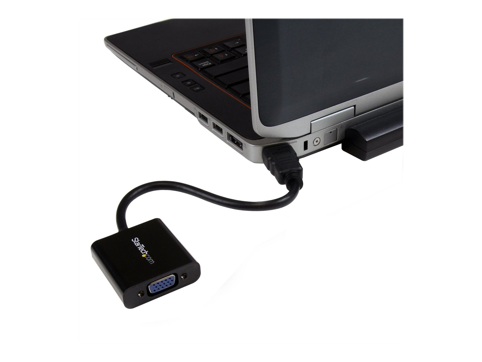 StarTech.com Adaptador Conversor de Vídeo HDMI a VGA HD15 - Cable Convertidor - 1920x1200 - 1080p - Adaptador de vídeo - HDMI macho a HD-15 (VGA) hembra - 24.5 cm - negro - compatibilidad con 1080p, activo - para P/N: DK30C2DPEPUE, DK30C2DPPDUE, DK31C3HDP