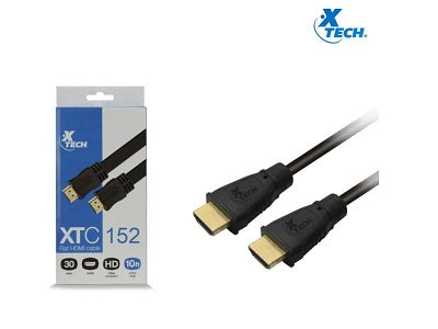 Xtech - Video cable - HDMI male to HDMI - 10ft-1