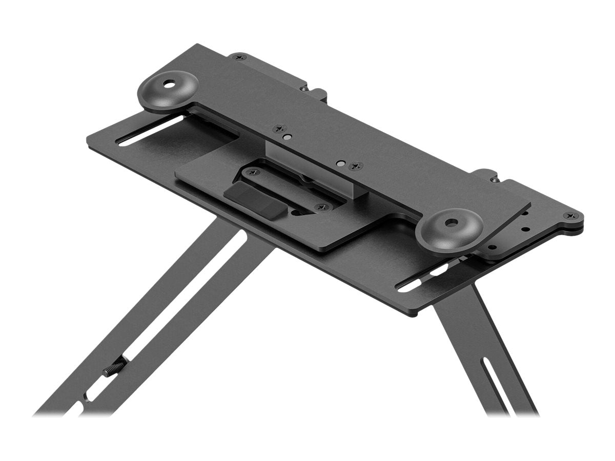 Logitech TV Mount For Video Bars - Montura para cámara - montaje debajo de pantalla, montable encima del monitor - para Logitech Rally Bar All-In-One Video Bar for Midsize Rooms; Room Solution Large