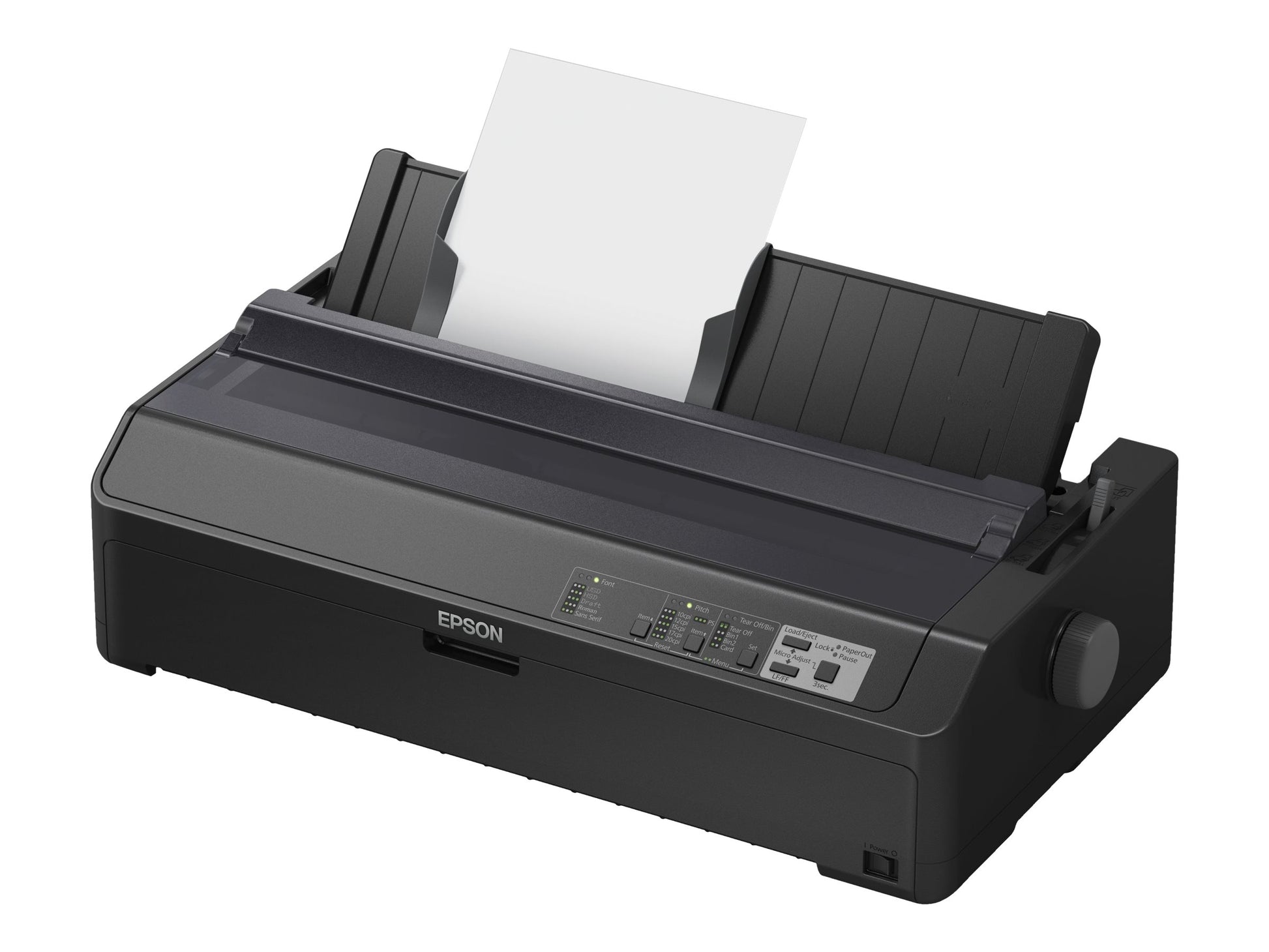 Epson FX 2190II - Impresora - B/N - matriz de puntos - Rollo (21,6 cm), 406,4 mm (anchura), 420 x 364 mm - 240 x 144 ppp - 9 espiga - hasta 738 caracteres/segundo - paralelo, USB 2.0-4