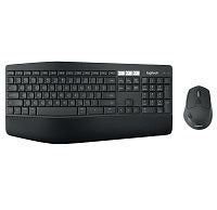 Logitech MK850 - Keyboard and mouse set - Spanish - Wireless - 2.4 GHz - Black