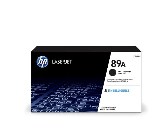 HP 89A - Negro - original - LaserJet - cartucho de tóner (CF289A) - para LaserJet Enterprise M507, MFP M528; LaserJet Enterprise Flow MFP M528-4