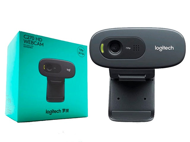 Logitech HD Webcam C270 - Webcam - color - 1280 x 720 - audio - USB 2.0-3