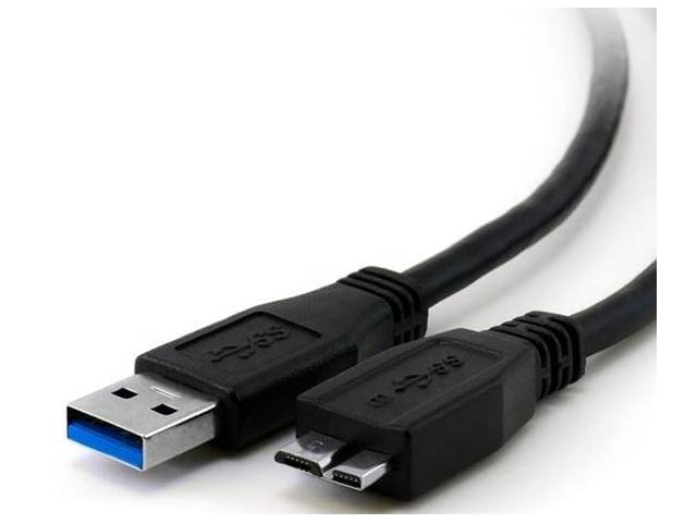 Xtech -   XTC-365 - Data cable - USB  to  Micro USB 3.0 - 91 cm - Black - 3ft for hard drives-1