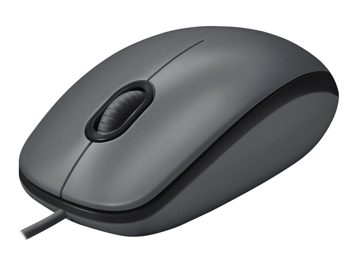 Logitech M90 - Ratón - diestro y zurdo - óptico - cableado - USB