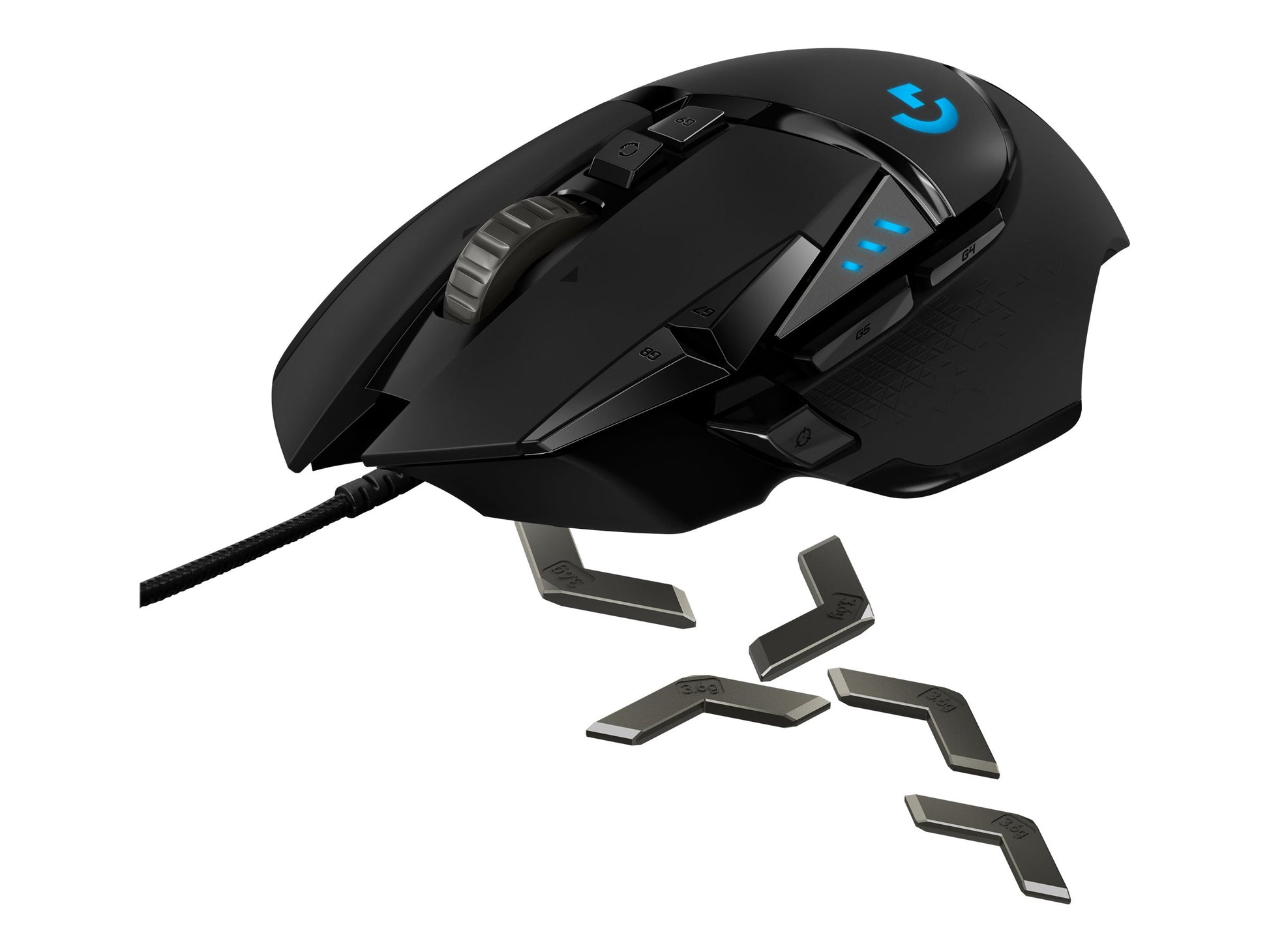 Logitech Gaming Mouse G502 (Hero) - Ratón - óptico - 11 botones - cableado - USB-5