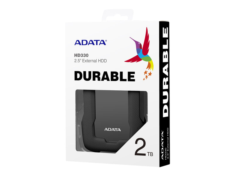 ADATA HD330 - Disco duro - 2 TB - externo (portátil) - USB 3.1 - AES de 256 bits - negro-2