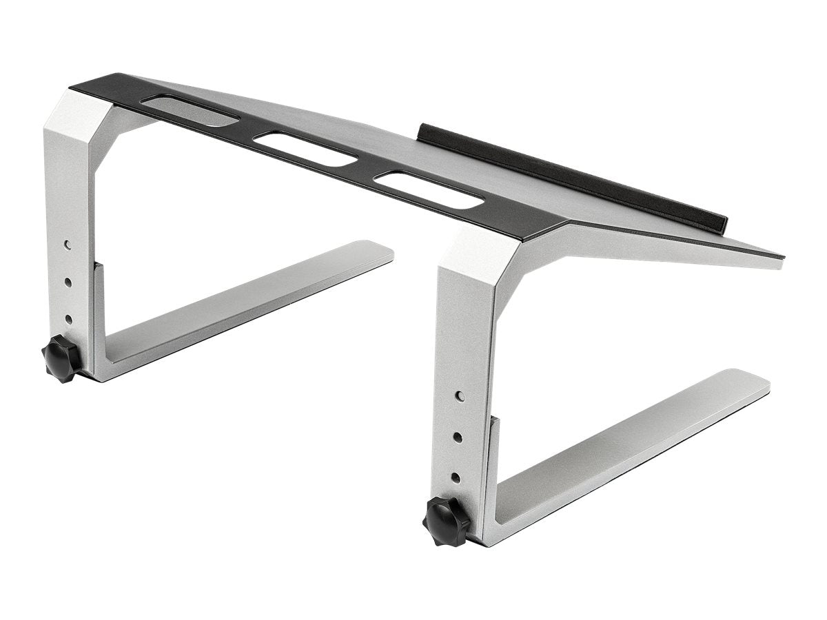 StarTech.com Base Soporte Ajustable Ergonomica para Ordenador Portatil - de Servicio Pesado - con 3 Posiciones de Ajuste de Altura LTSTND - Soporte para ordenador portátil - escritorio - 17" - negro, plata