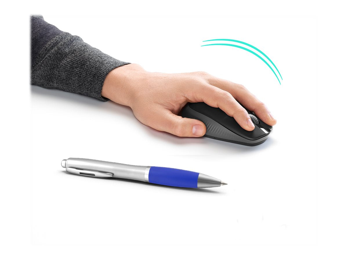 Logitech M190 - Ratón - óptico - 3 botones - inalámbrico - receptor inalámbrico USB - carbón-5