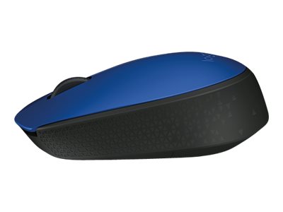 Logitech M170 - Ratón - diestro y zurdo - inalámbrico - 2.4 GHz - receptor inalámbrico USB - azul-1