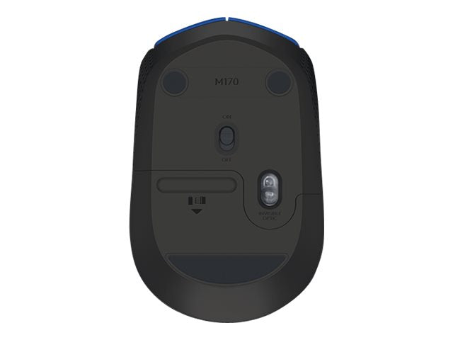 Logitech M170 - Ratón - diestro y zurdo - inalámbrico - 2.4 GHz - receptor inalámbrico USB - azul-4