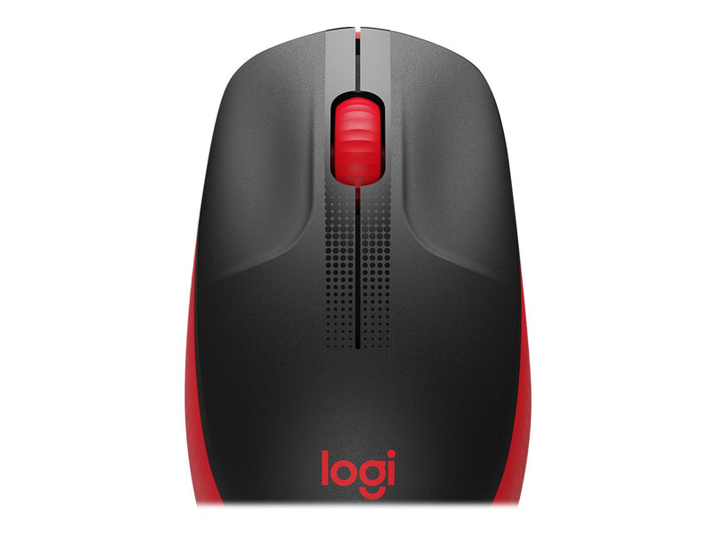 Logitech M190 - Ratón - óptico - 3 botones - inalámbrico - receptor inalámbrico USB - rojo-5