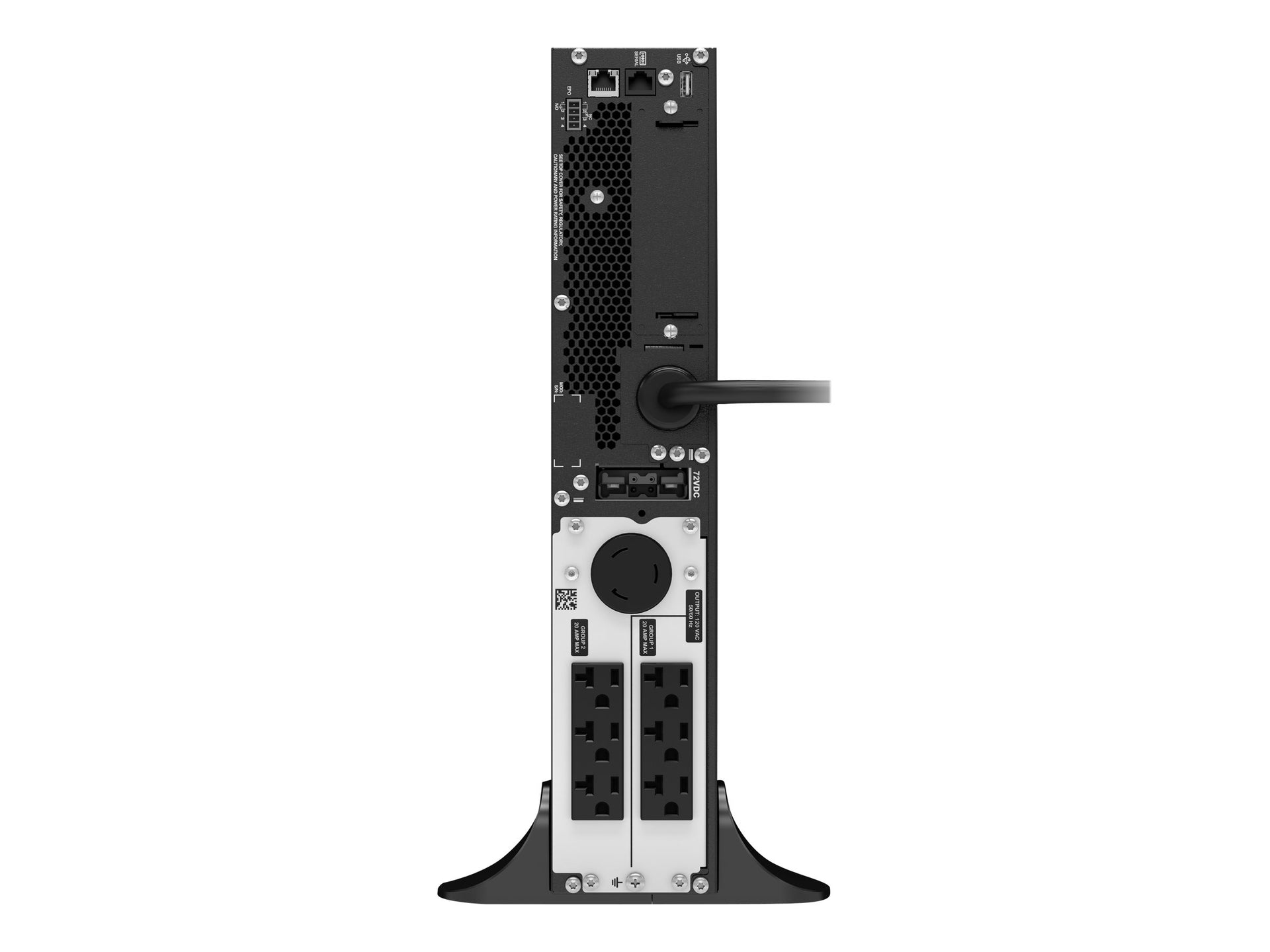APC Smart-UPS SRT 2200VA - UPS - CA 120 V - 1800 vatios - 2200 VA - RS-232, USB - conectores de salida: 7 - negro