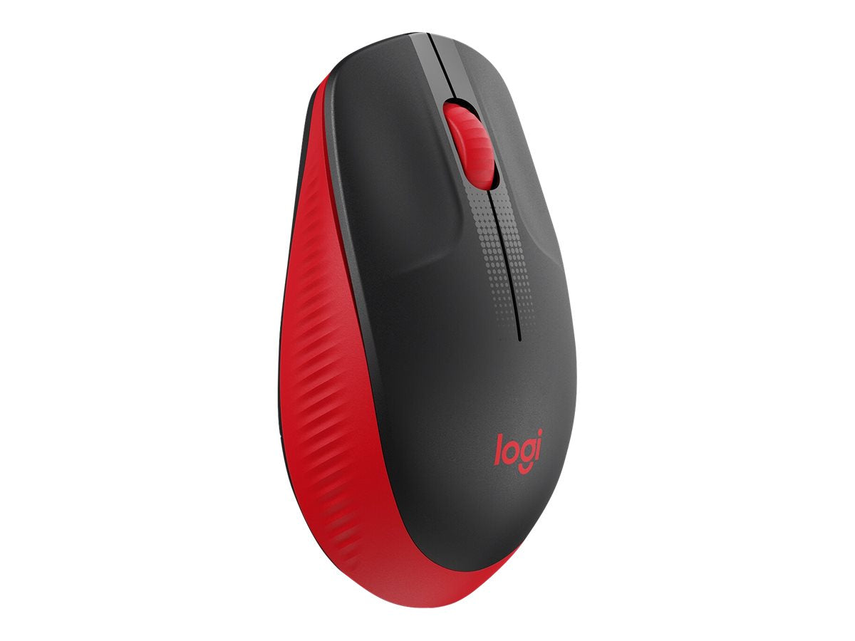 Logitech M190 - Ratón - óptico - 3 botones - inalámbrico - receptor inalámbrico USB - rojo-6