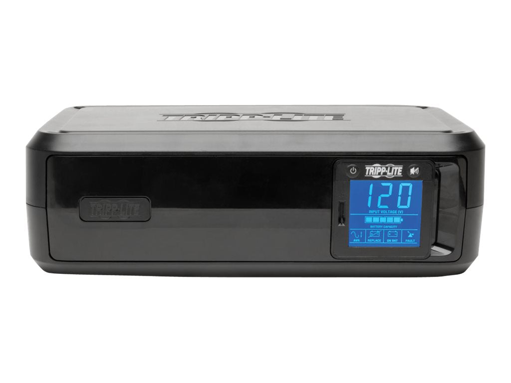 Eaton Tripp Lite Series UPS Smart 1000VA 500W Back Up Tower LCD AVR 120V USB Coax RJ45 - UPS - CA 120 V - 500 vatios - 1000 VA - conectores de salida: 8 - negro-1