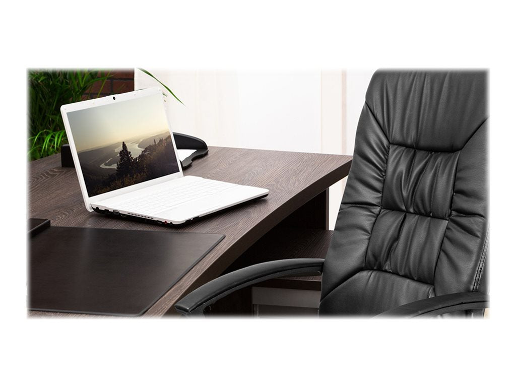 Xtech Calabria - Silla - ejecutivo - reposabrazos - inclinación - giratorio - plástico, metal, PVC, espuma, cuero sintético, contrachapado - negro
