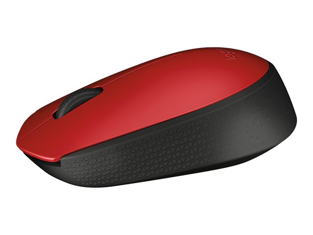 Logitech M170 - Ratón - diestro y zurdo - inalámbrico - 2.4 GHz - receptor inalámbrico USB - rojo-5