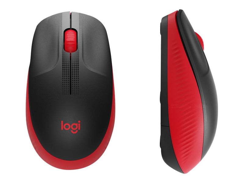 Logitech M190 - Ratón - óptico - 3 botones - inalámbrico - receptor inalámbrico USB - rojo-7