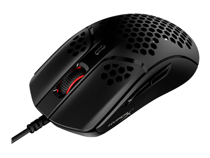 HyperX Pulsefire Haste - Ratón - óptico - 6 botones - cableado - USB 2.0 - para Victus by HP Laptop 16; Laptop 14, 15, 17; Pavilion x360 Laptop; Pro 290 G9-4