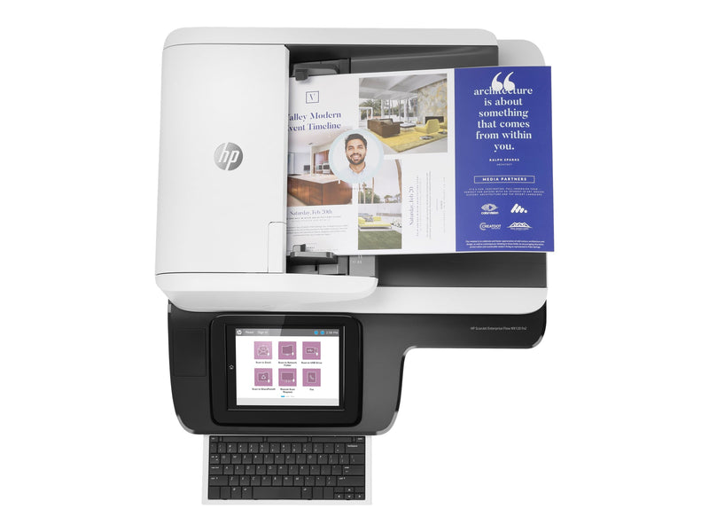 HP ScanJet Enterprise Flow N9120 fn2 - Escáner de documentos - plano: CCD / ADF: CIS - a dos caras - A3/Ledger - 600 ppp x 600 ppp - hasta 120 ppm (mono) / hasta 120 ppm (color) - Alimentador automático de documentos (ADF) (200 hojas) - hasta 20000 explor-4