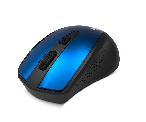 Xtech - XTM-315BL - Mouse - 2.4 GHz - Wireless - Blue - 4-button 1600dpi-1