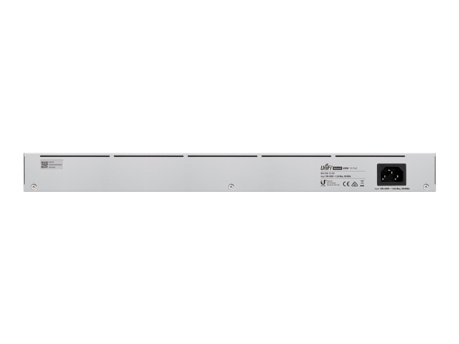 Ubiquiti UniFi Switch USW-16-POE - Conmutador - Gestionado - 16 x 10/100/1000 (8 PoE+) + 2 x Gigabit SFP - montaje en rack, sobremesa - PoE+ (42 W)-2