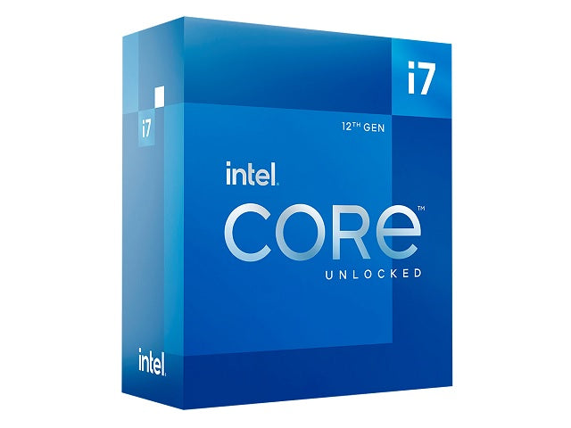 Intel Core i7 12700K - 3.6 GHz - 12 núcleos - 20 hilos - 25 MB caché - LGA1700 Socket - Caja (sin refrigerante)