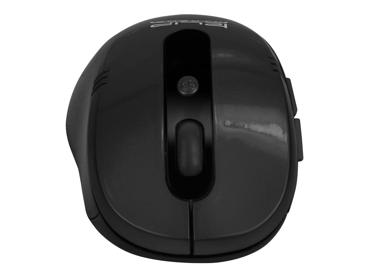 Klip Xtreme KMW-330 Vector - Ratón - ergonómico - óptico - 6 botones - inalámbrico - 2.4 GHz - receptor inalámbrico USB - negro