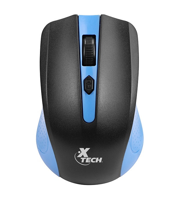 Xtech - Mouse - 2.4 GHz - Wireless - Blue - 1600 dpi XTM-310BL-1