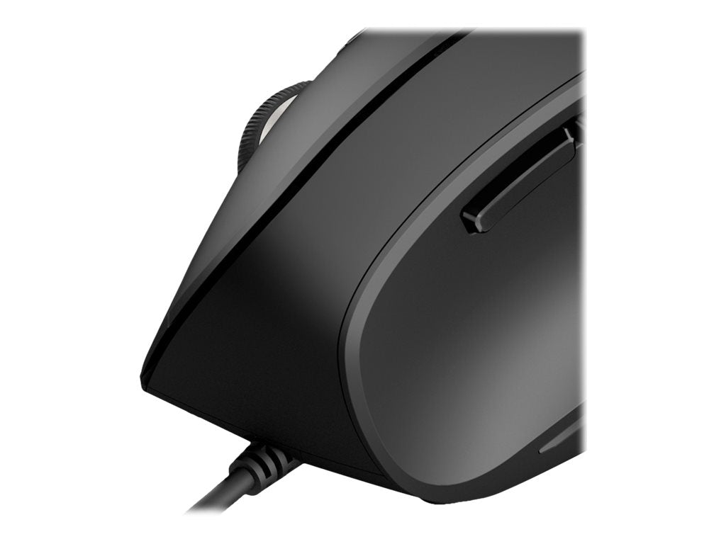 Klip Xtreme Krown KMO-506 - Ratón vertical - ergonómico - diestro - óptico - 6 botones - cableado - USB