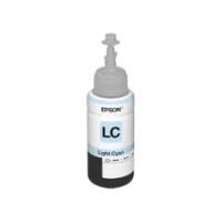 Epson T673 - Cián claro - original - recarga de tinta - para Epson L1800, L800, L805, L810, L850; EcoTank L1800