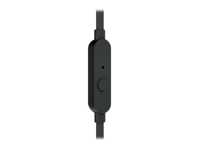 JBL T110 - Auriculares internos con micro - en oreja - cableado - conector de 3,5 mm - negro