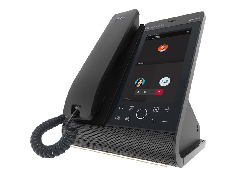 AudioCodes C470HD - Teléfono VoIP - con interfaz de Bluetooth con ID de llamadas - RTCP, RTP, SRTP-1