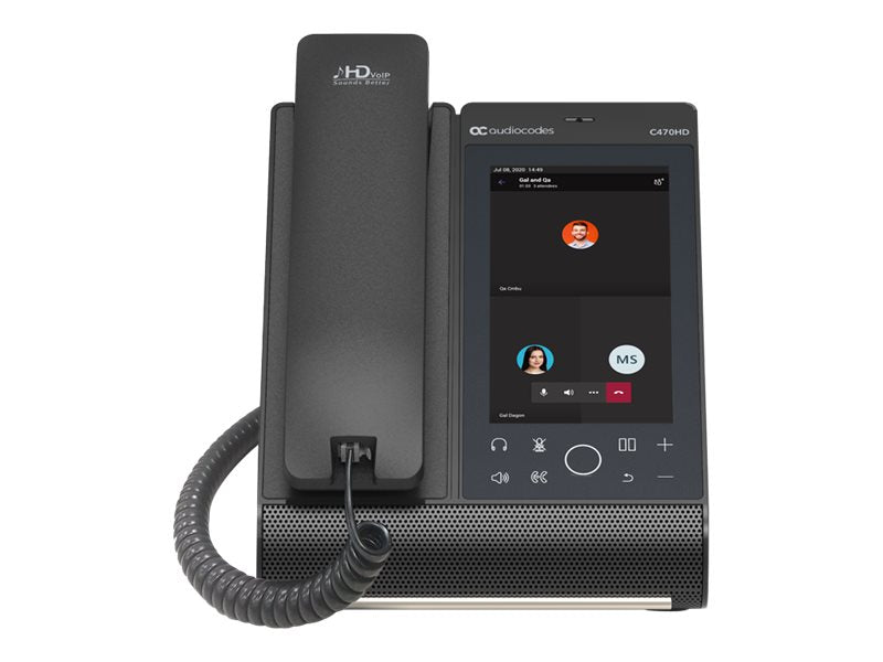 AudioCodes C470HD - Teléfono VoIP - con interfaz de Bluetooth con ID de llamadas - RTCP, RTP, SRTP-2