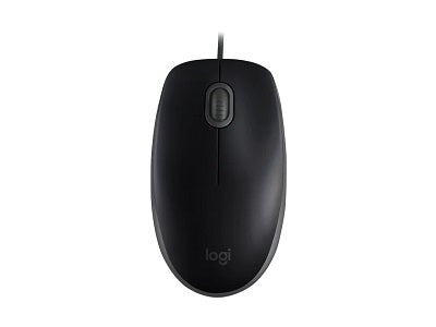 Logitech - Mouse - Wired - Black - M110 Silent