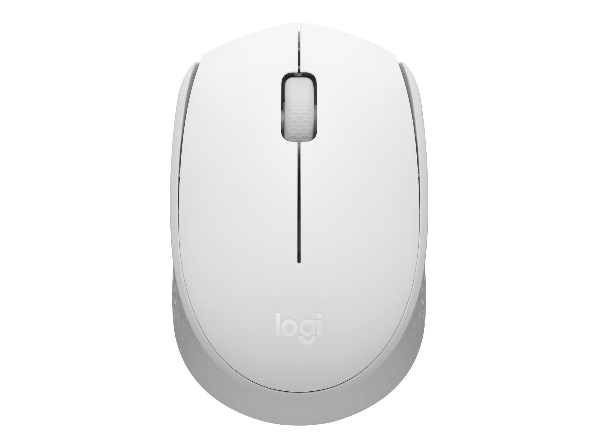 Logitech M170 Wireless Mouse, Ambidextrous, Off-white - Ratón - diestro y zurdo - óptico - 3 botones - inalámbrico - 2.4 GHz - receptor inalámbrico USB - blanco hueso
