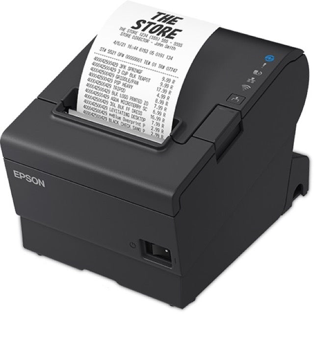 Epson OmniLink TM-T88VII - Impresora de recibos - línea térmica - Rollo (7,95 cm) - 180 ppp - hasta 500 mm/segundo - USB, LAN - cortador - negro-8