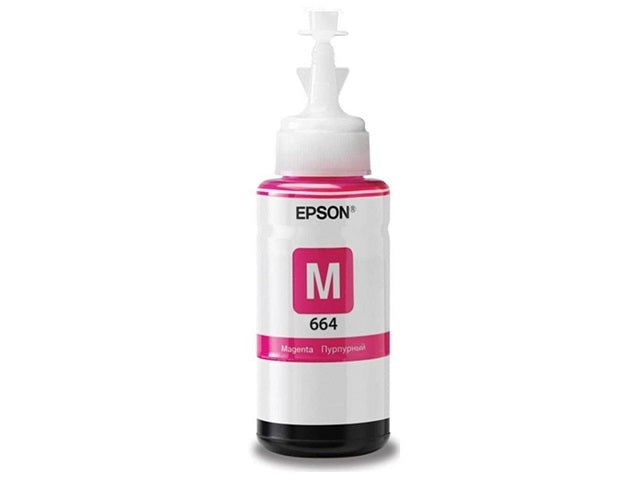 Epson T664 - Paquete de 3 - 70 ml - amarillo, cián, magenta - original - recarga de tinta - para Epson L120, L1300, L310, L380, L395, L495; EcoTank L310, L575
