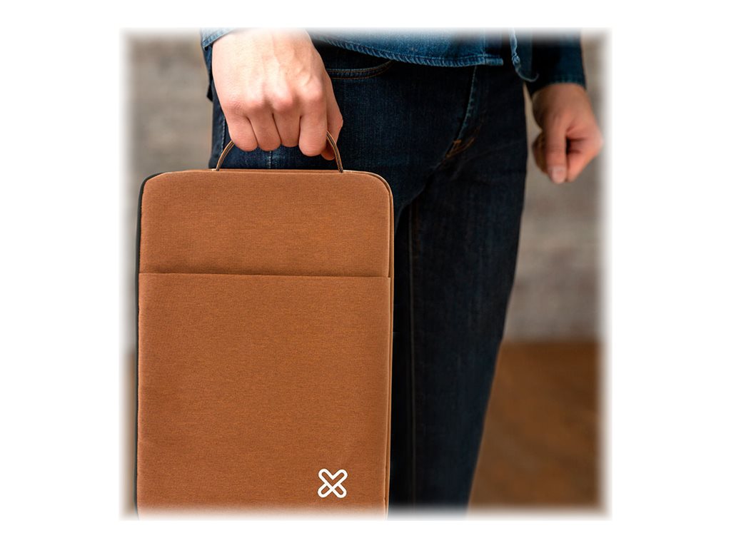 Klip Xtreme SquarePro KNS-420 - Funda para portátil - 15.6" - marrón-6