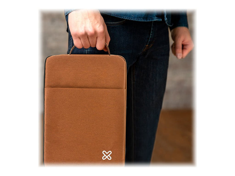Klip Xtreme SquarePro KNS-420 - Funda para portátil - 15.6" - marrón-6